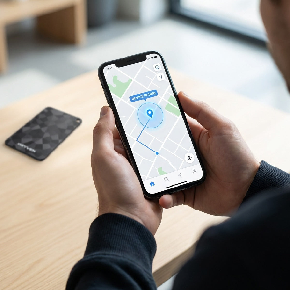 ORYVEN™ Dual-System Smart Wallet Tracker Card ( ios & Andriod )