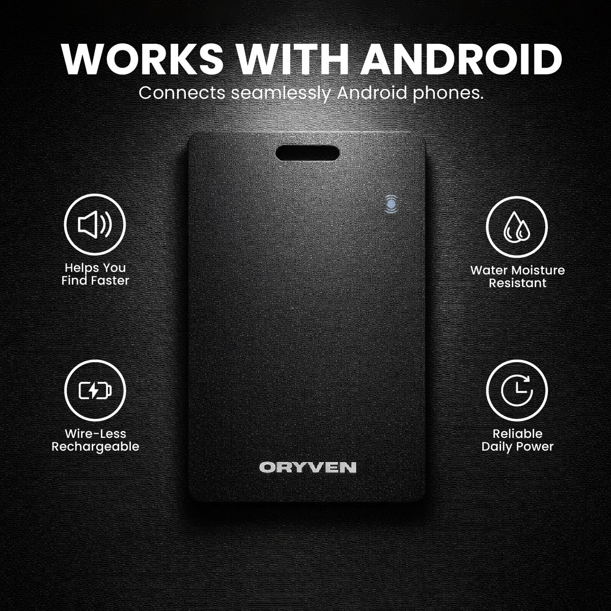 ORYVEN™  Android Smart Tracker Card