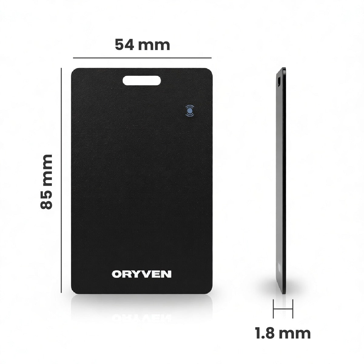 ORYVEN™  Smart Wallet Tracker Card for iOS (Apple Find My)