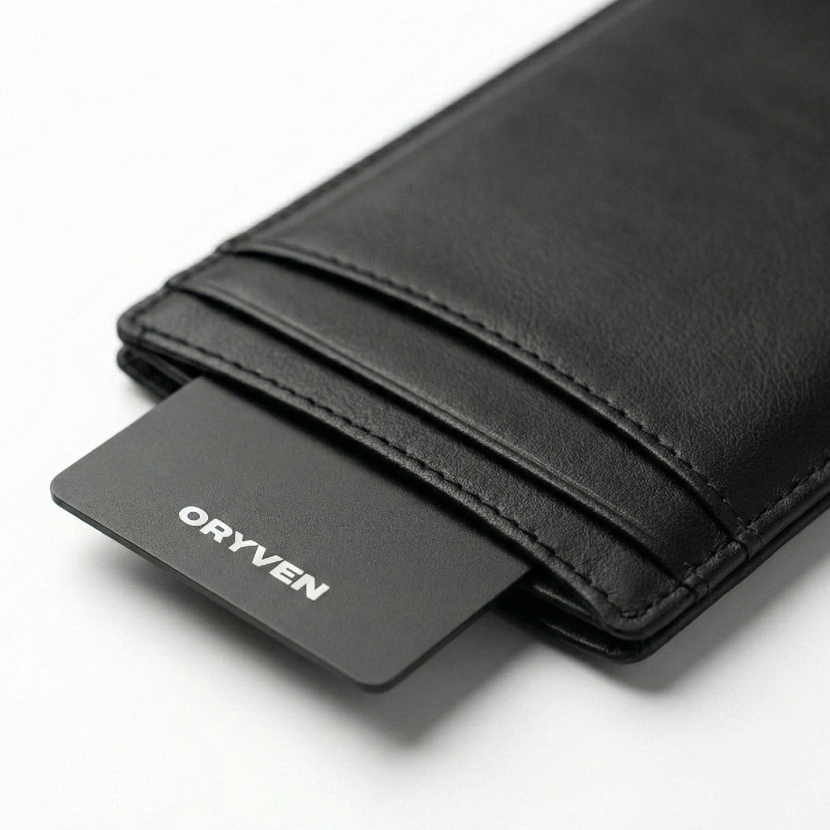 ORYVEN™  Smart Wallet Tracker Card for iOS (Apple Find My)