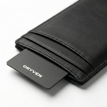 ORYVEN™  Smart Wallet Tracker Card for iOS (Apple Find My)