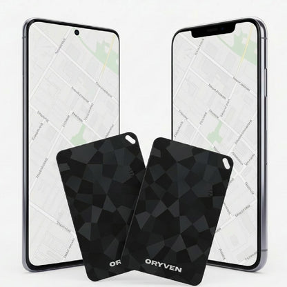 ORYVEN™  Dual-System Smart Wallet Tracker Card ( ios & Andriod )