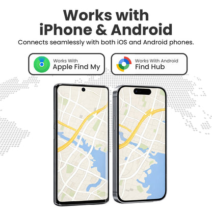 ORYVEN™  Dual-System Smart Wallet Tracker Card ( ios & Andriod )